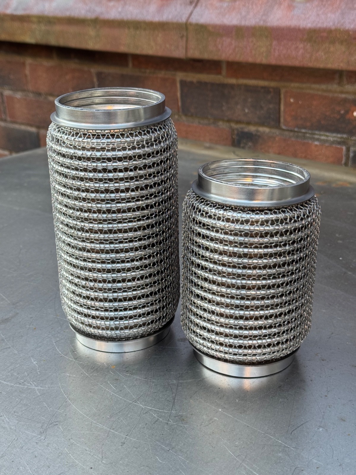 Soft Exhaust Flexi 304 Stainless Steel 63mm - 89mm  150mm - 200mm Long