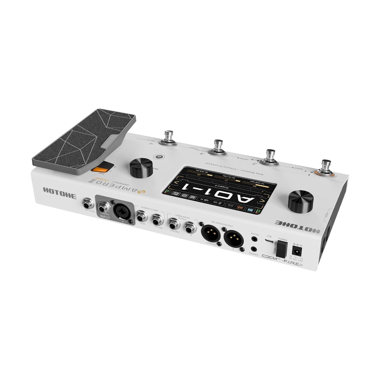 Hotone Ampero II Amp Modeler Effects Processor w/Power Supply - Open Box
