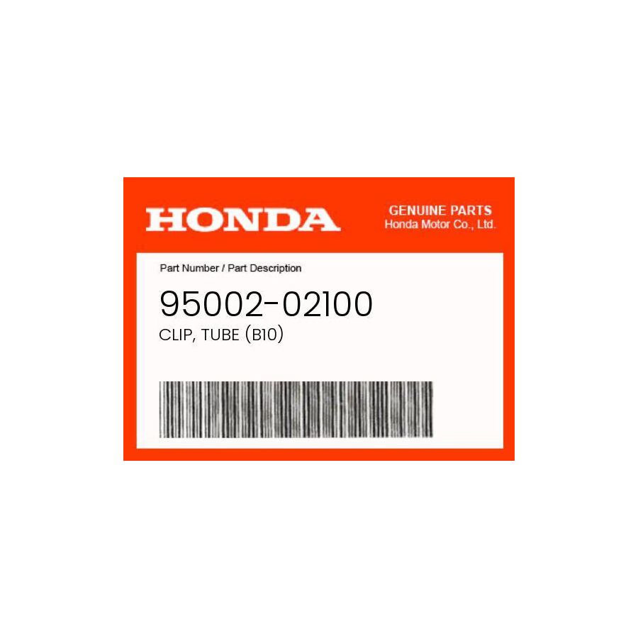 Honda Genuine Clip, Tube (B10) - 95002-02100
