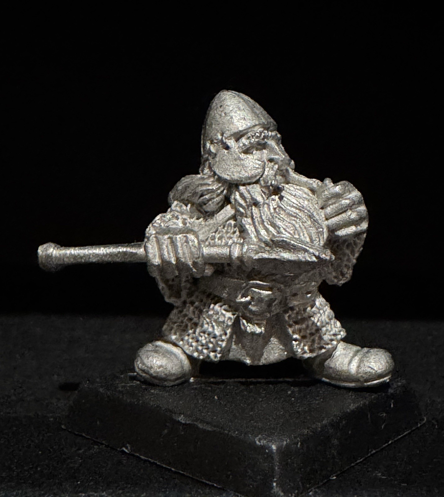 Citadel ME-33 (v1) (02) Dwarf w. Spear LoTR Vintage Fantasy Metal