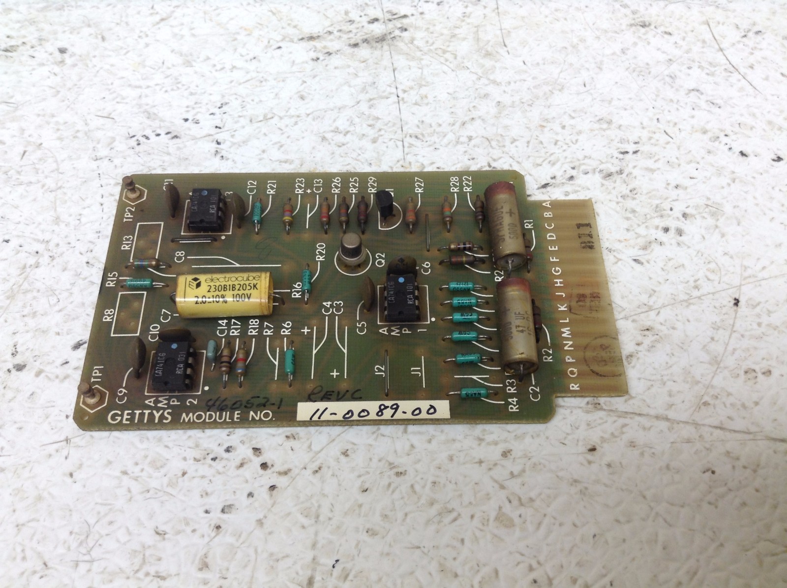 Gettys 11-0089-00 Rev C Circuit Board 11008900