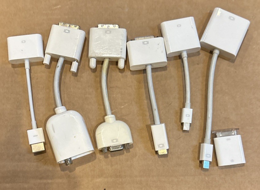Vintage Apple adapters 7 pieces see photos