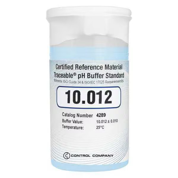 Traceable pH Standard,Cert. Ref Mtrl,CRM10.012,PK6 4289 Traceable 4289