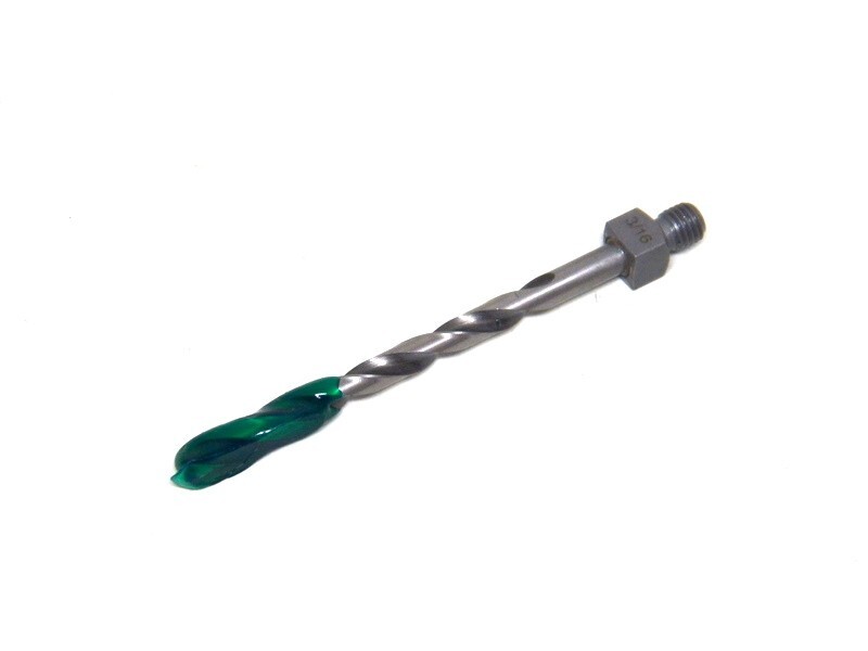 Extra Long 3/16 (.1875) 1/4-28 Threaded Drill Bit Pan American Tool......(5-2-7)
