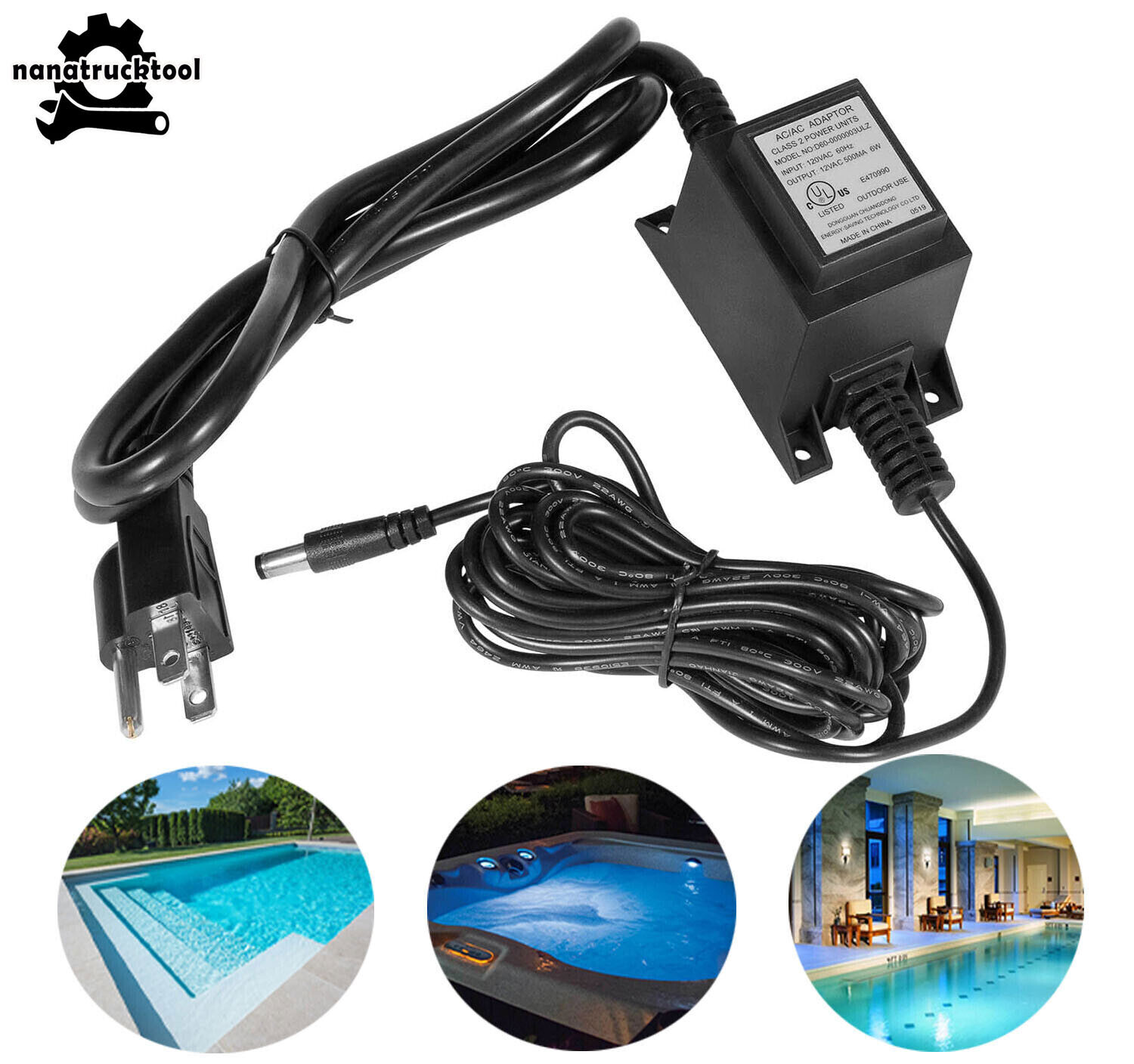 460304 Ionizer Pool Treatment Systems Transformer For Charging Cord Adapter