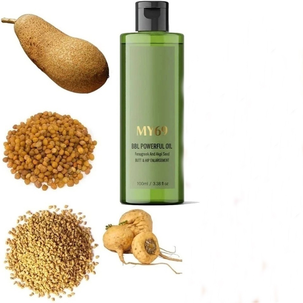 Fenugreek and Akpi Seed. Butt&Hip Enlargement. ONE Week Results BBL Powerful Oil