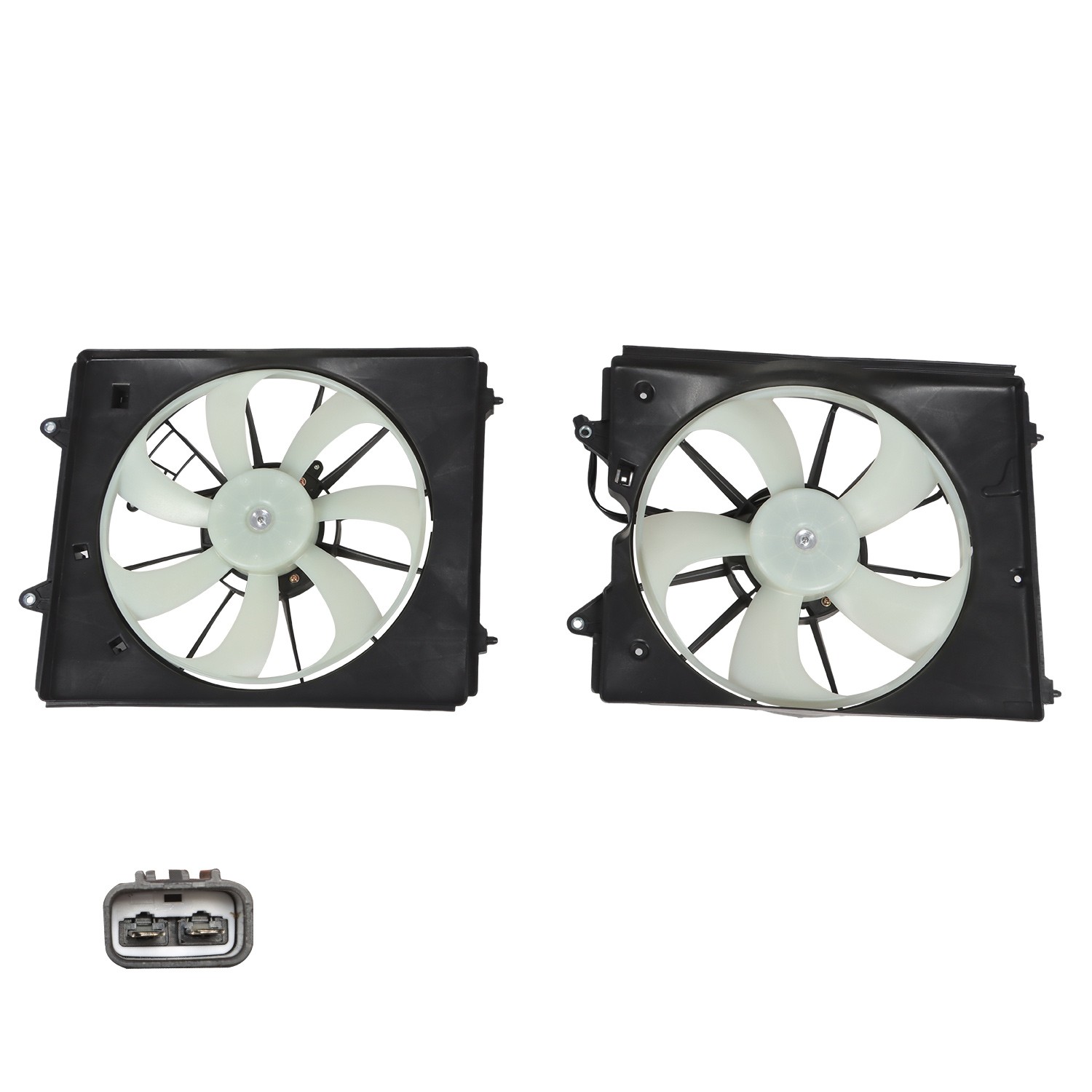 Radiator Cooling Fan Set For 2011-2016 Honda Odyssey with AC Condenser Fan