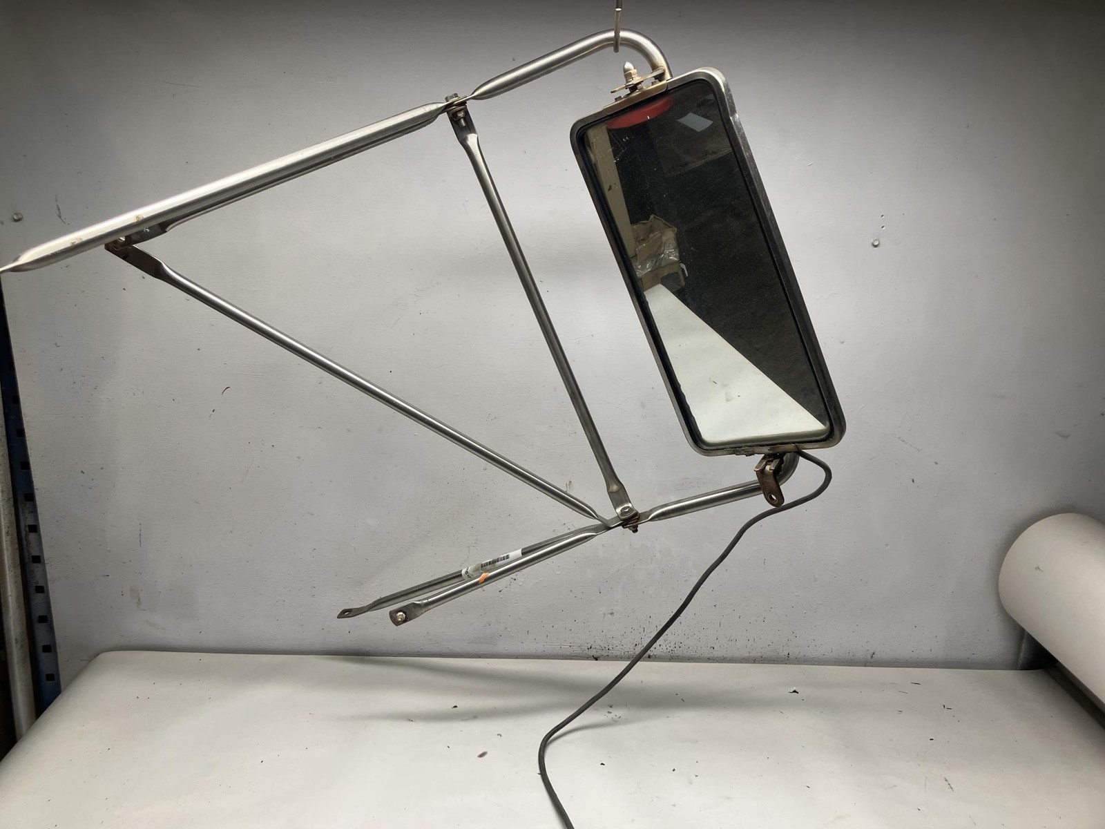 1984-2006 Kenworth T800 STAINLESS Right/Passenger Door Mirror - Used | P/N NA
