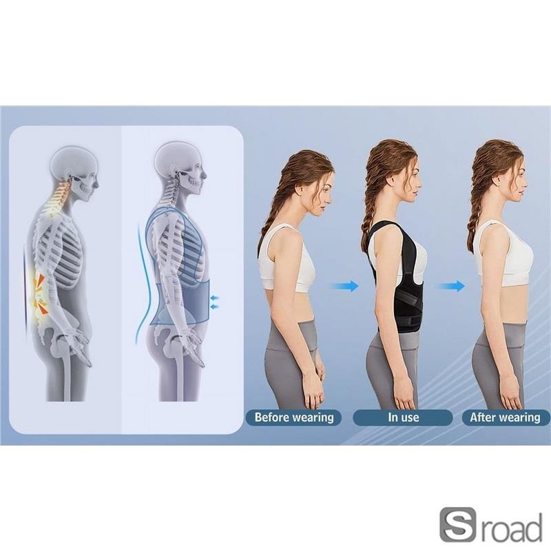 ​Adjustable Posture Corrector Back Support Brace For Men & Women, Breathable​