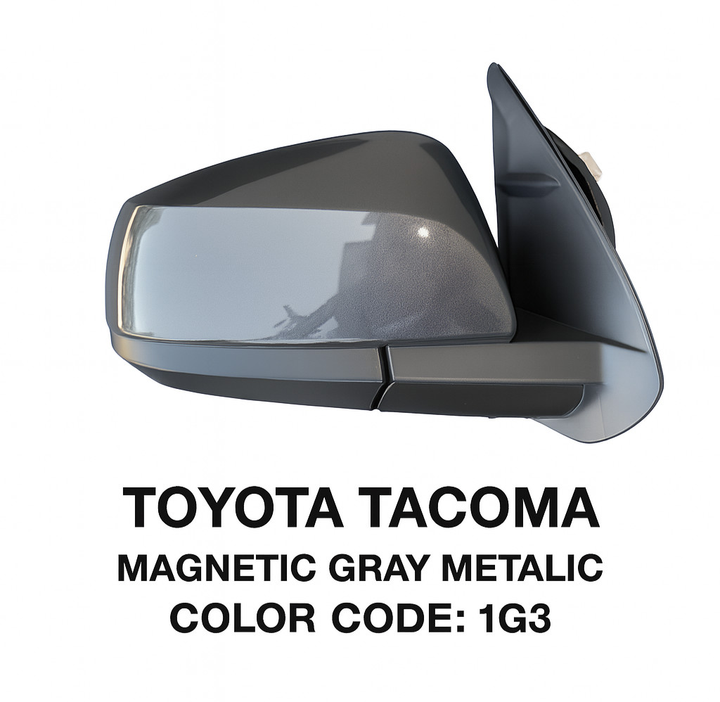 NEW GRAY Mirror fits 2016-2023 Toyota Tacoma Passenger Right side Heated