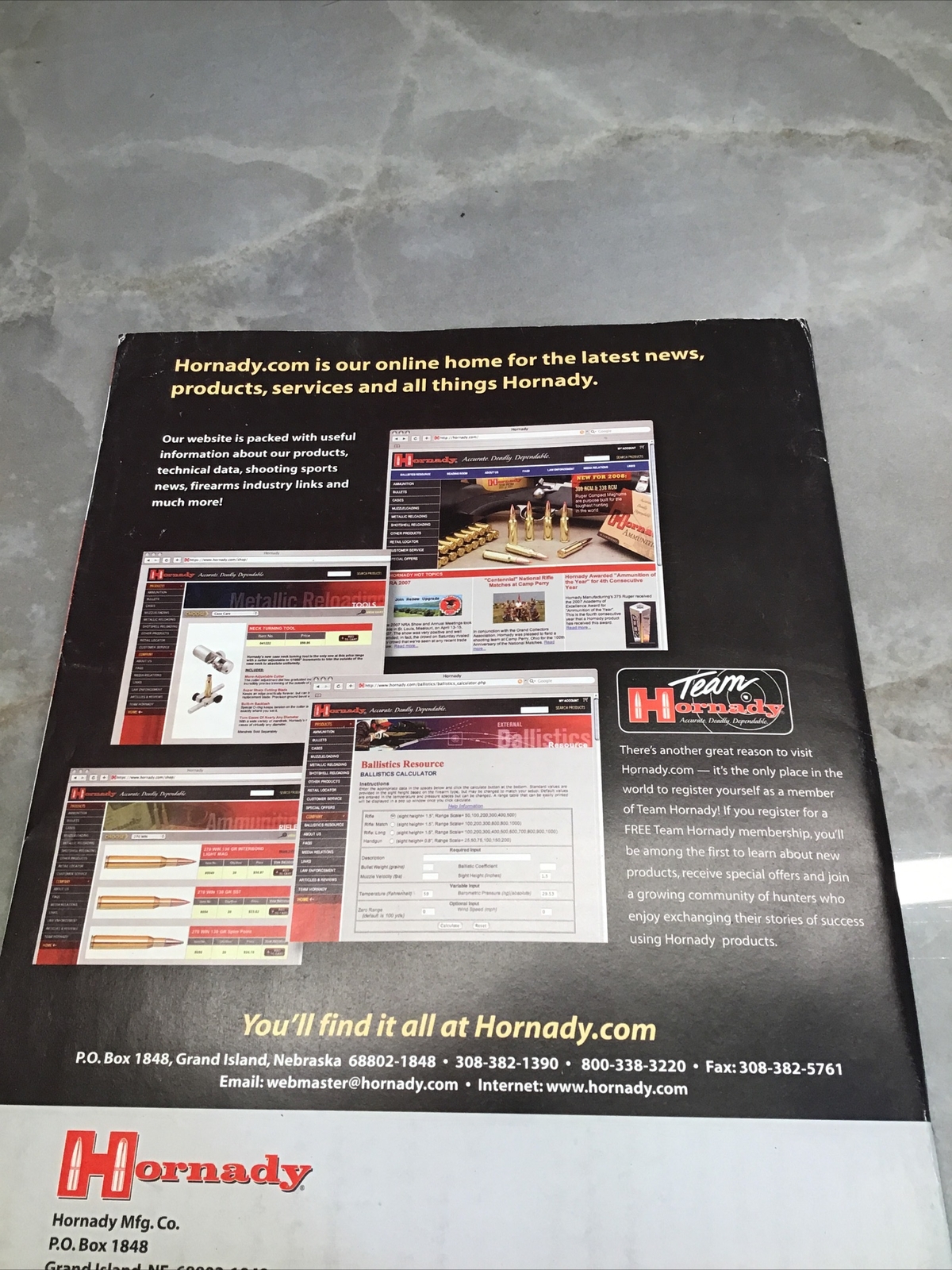 HORNADY 2008 RELOADING,AMMUNITION,ECT CATALOG
