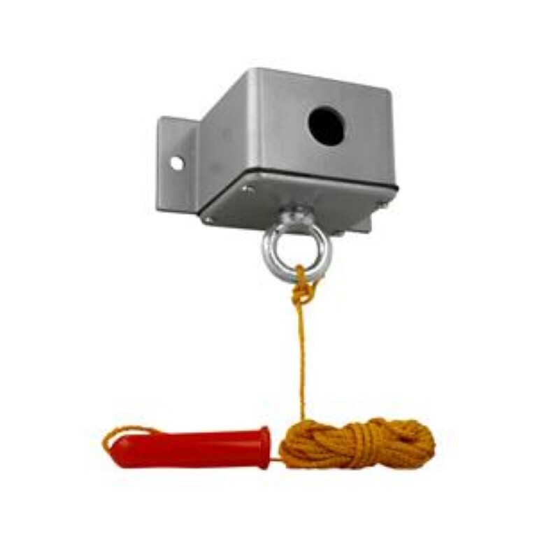 MMTC CPM-1H Exterior Ceiling Pull Switch Rotating & Pivoting Cam SPST w/ Heater