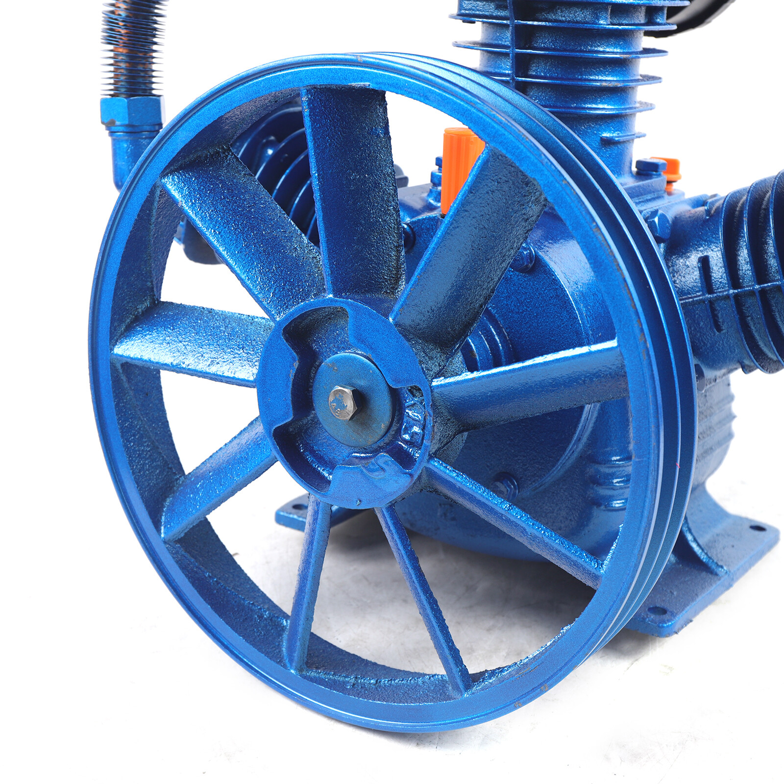 10HP 3 Piston 3 Cylinder W-Style Replacement Air Compressor Head Pump 7.5KW