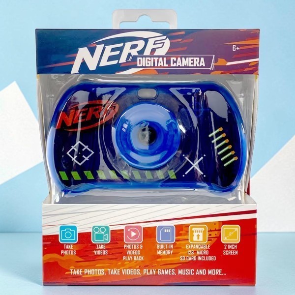 Hasbro NERF Kids Digital Camera 48MP 1080p Video 4x Zoom New