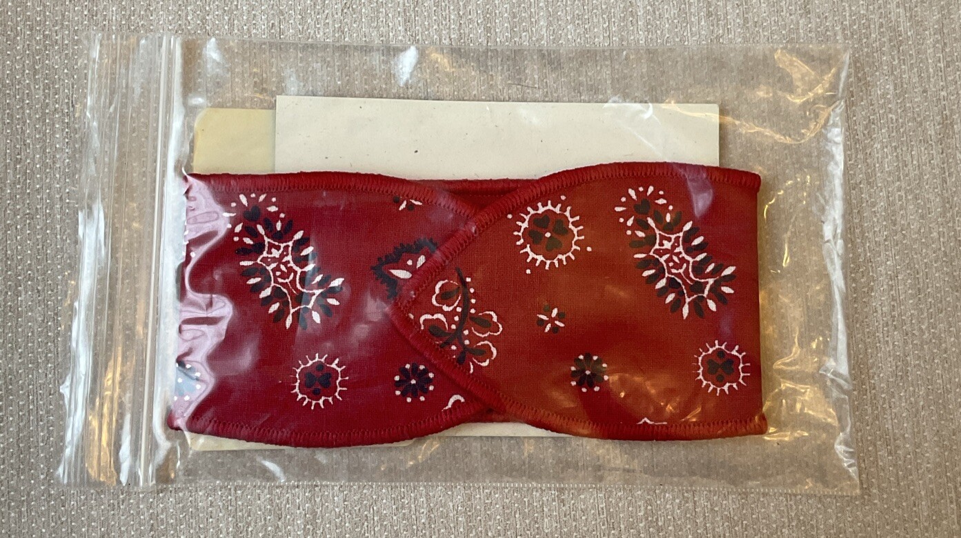 Longaberger Backyard Bandanna Small Fabric Handle Tie -BRAND NEW #2368097