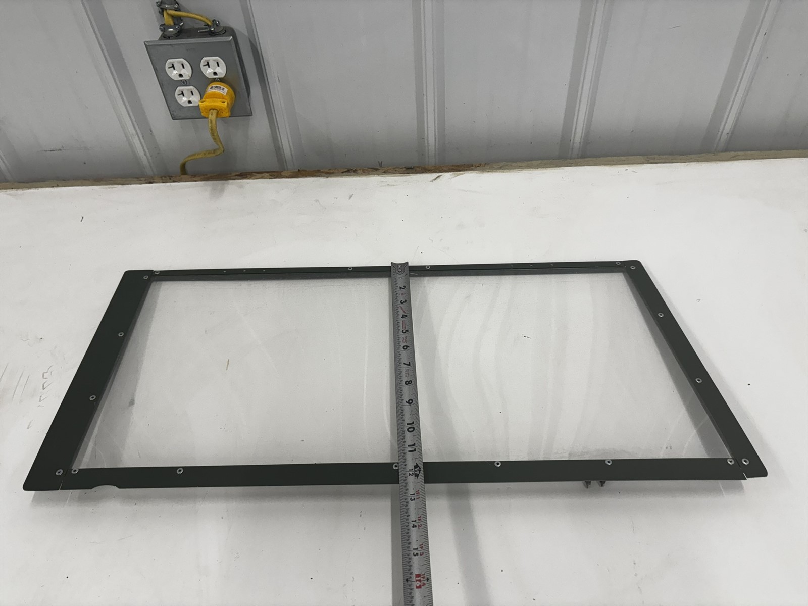 Luscombe Model 8 Cabin Right Door Window frame assembly 481107-1