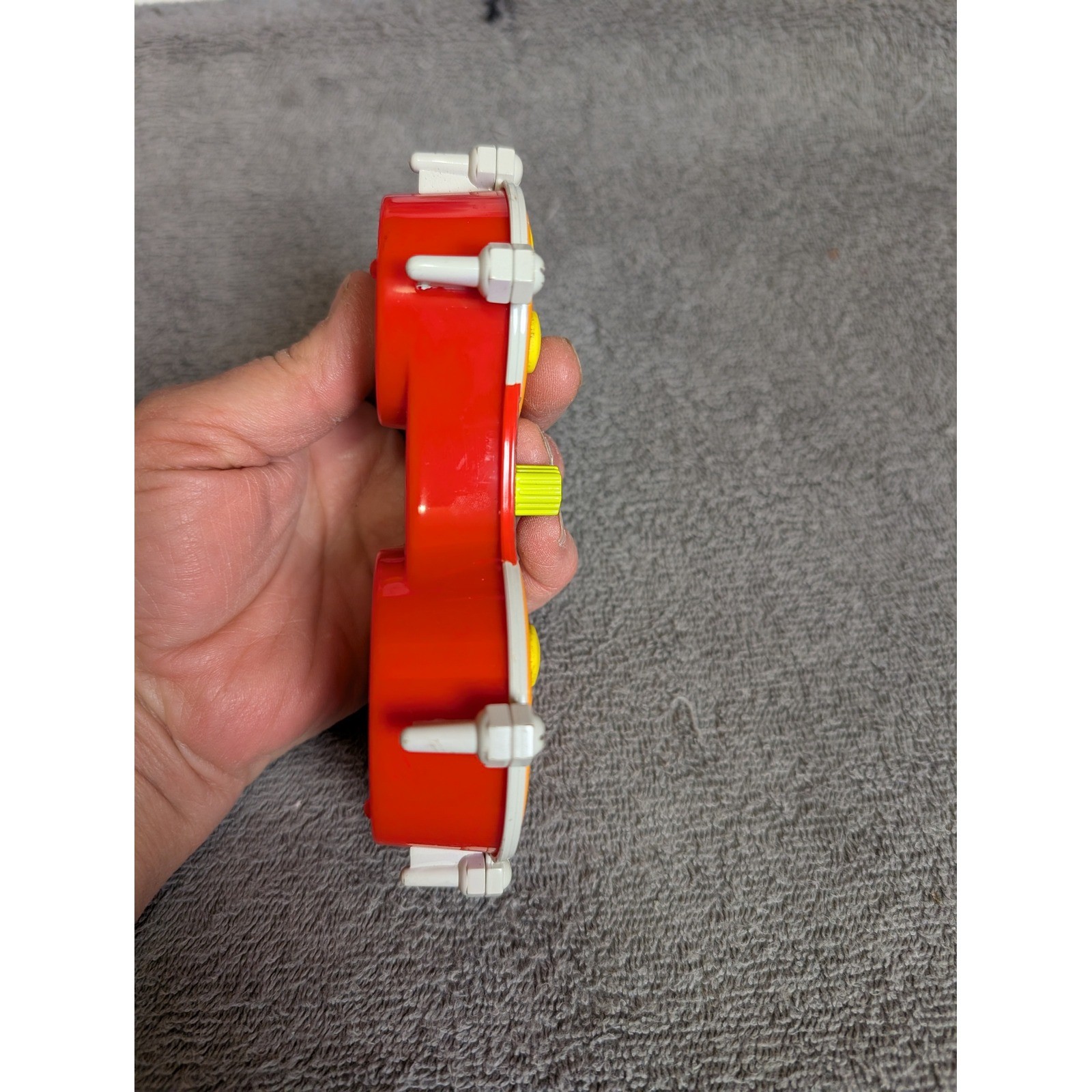 Boppin Beats Electronic Drum Pad Toy Red Orange Yellow Handheld Musical Toy