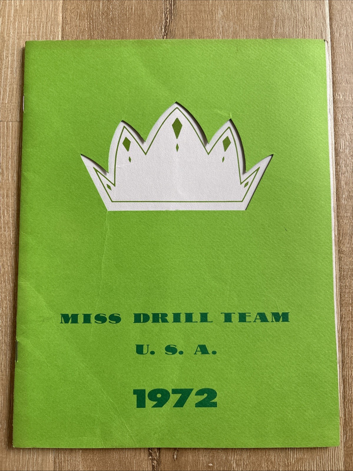 MISS DRILL TEAM U.S.A. 1972 Pageant Program Vtg Santa Monica College Coronettes