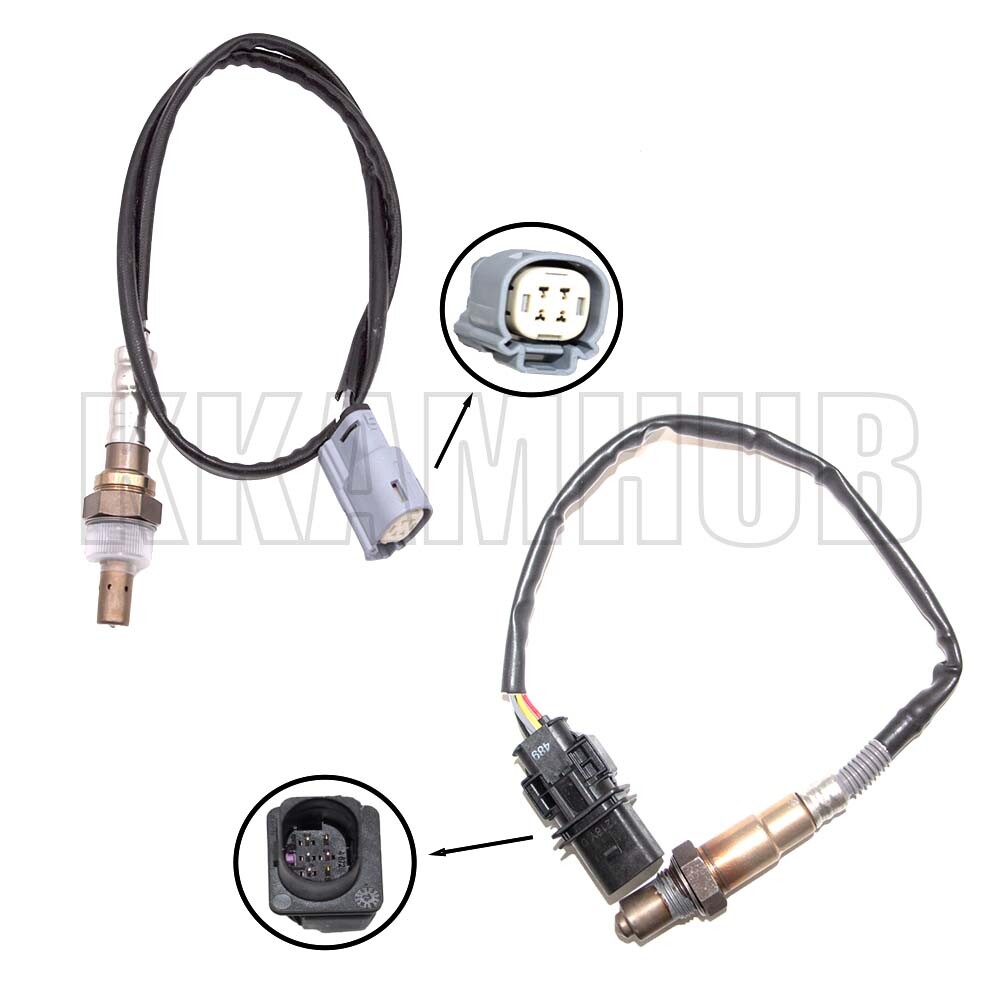0 2Pcs O2 Oxygen Sensor Upstream & Downstream For Ford C-max L4 2.0L 2013