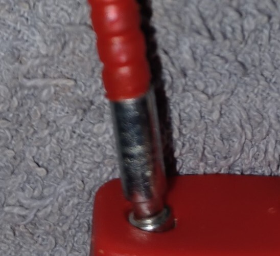 Regal Firearm Gun Safety Cable Lock 15" Red Lock With Key Rubberized Coating