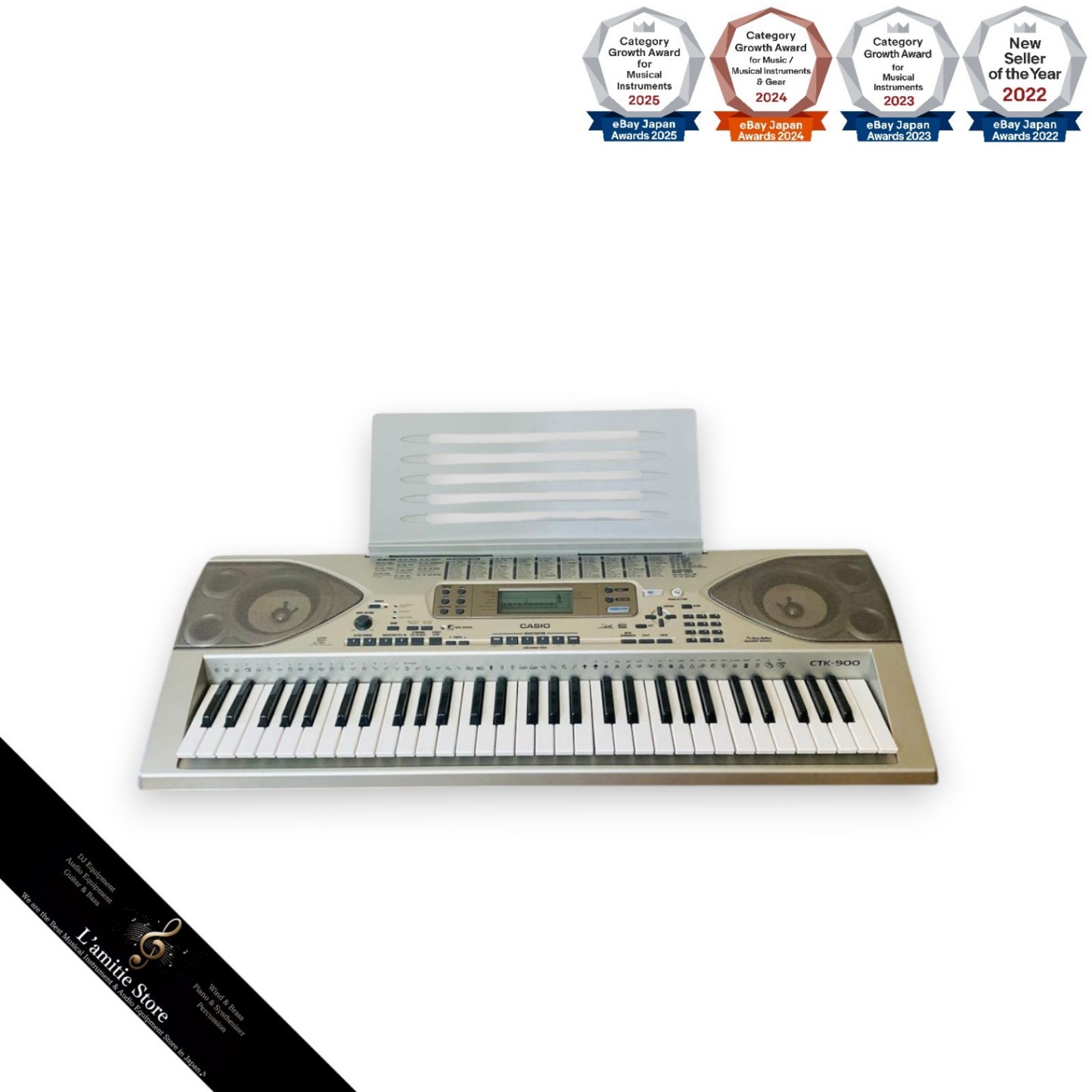 Casio CTK900 Electronic Keyboard 61 Keys Test Passed