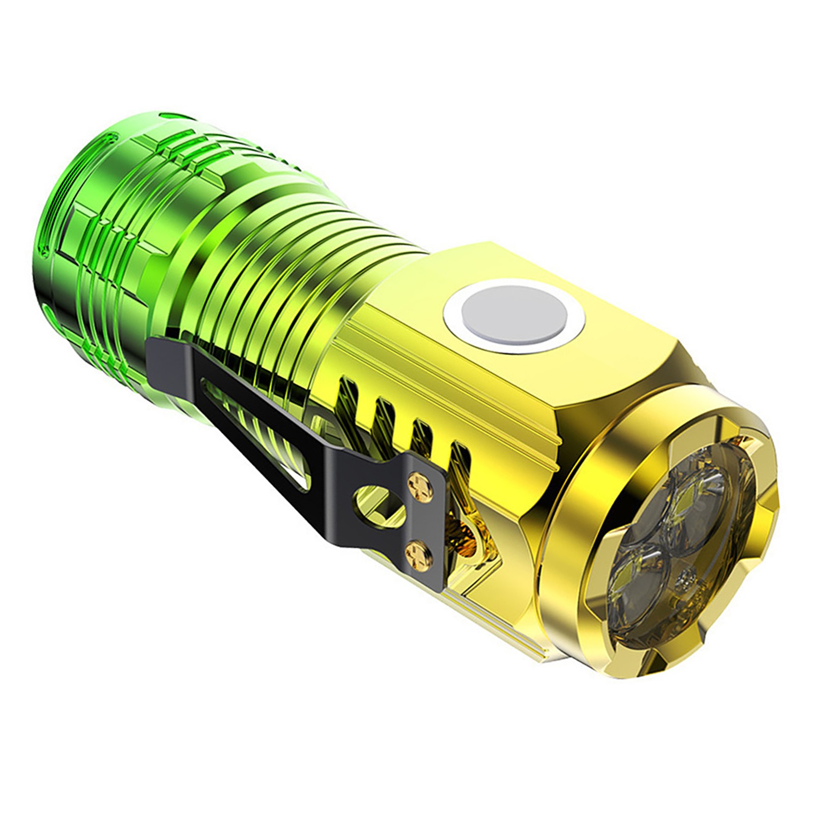 Portable Bright Flashlight 3* 3030LED Lamp Beads Super Bright Flashlight