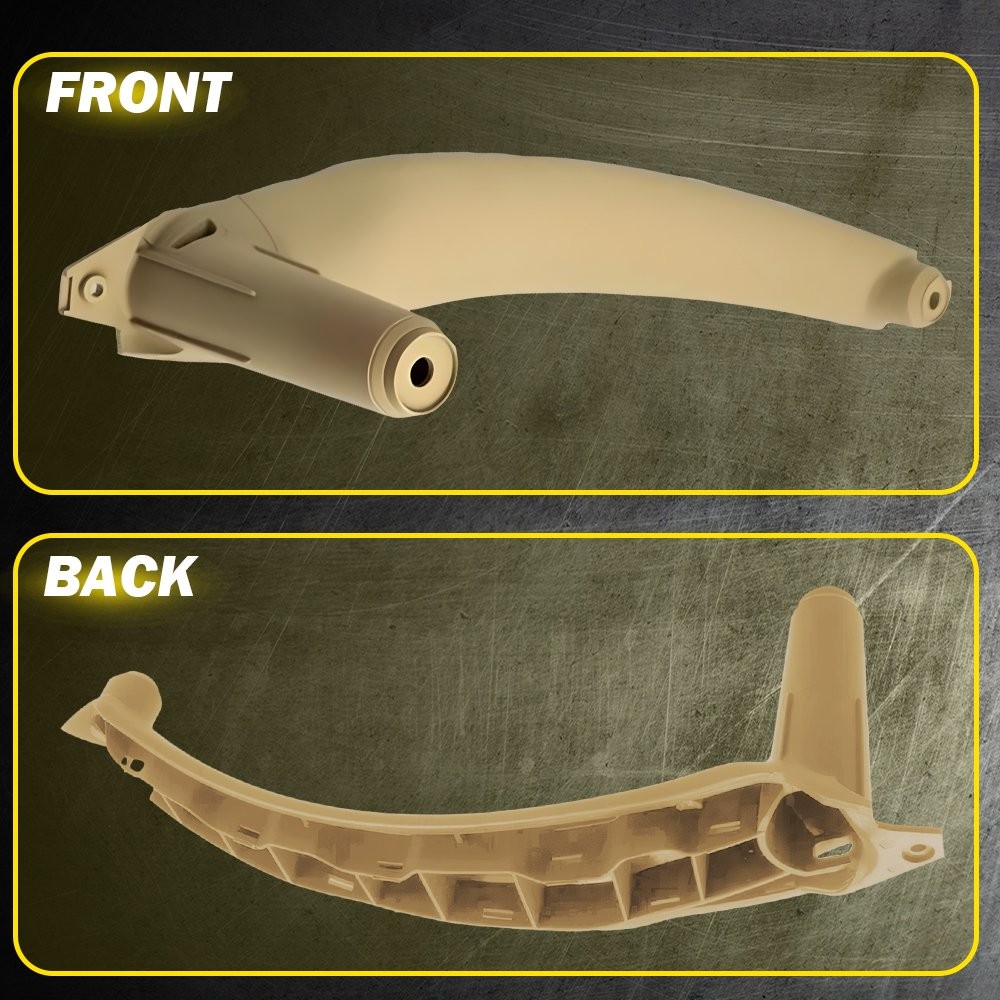 Interior Door Handle Panel Pull Cover Beige For BMW X5 X6 E70 E71 2008-14 3-30X