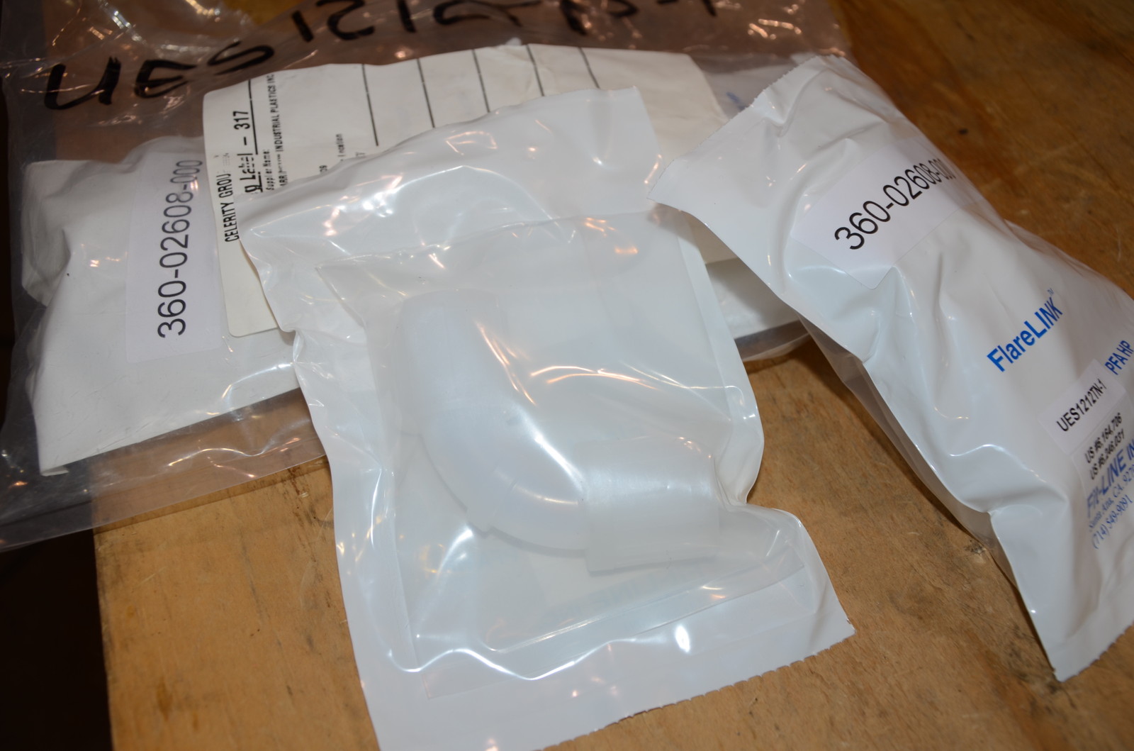Fit-Line Flarelink UES1212 UES1212TN PVDF 90 Degree Elbow