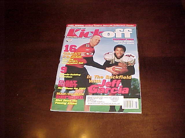 2003 Kickoff Football Magazine with San Francisco 49ers Jeff Garcia Cover