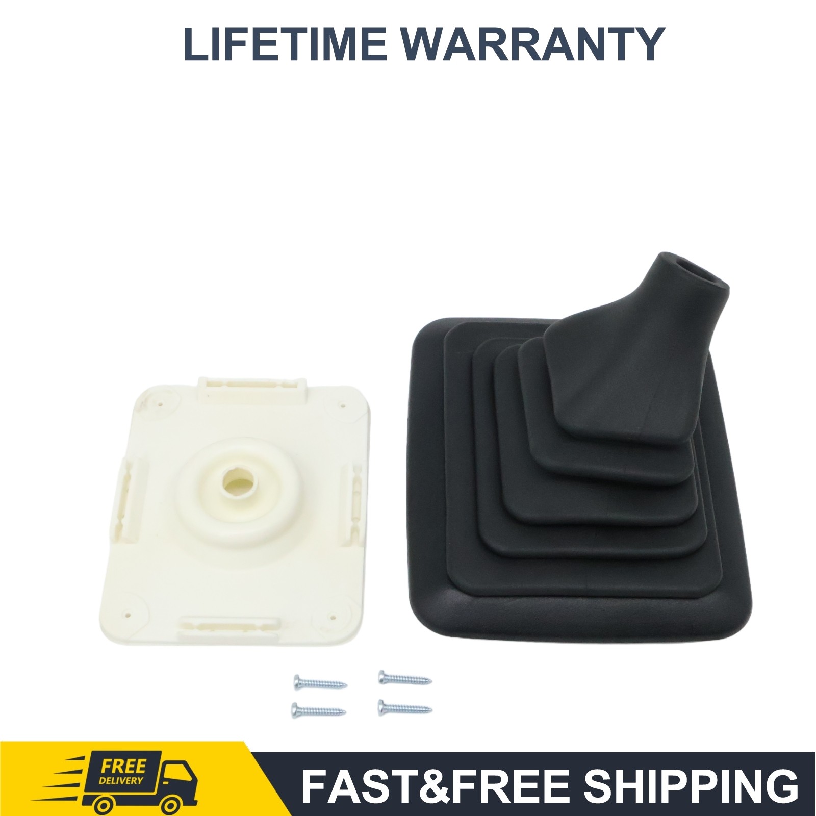 Gear Shifter Lever Boot Fits For Ford Super Duty 99-07 Black Flexible New