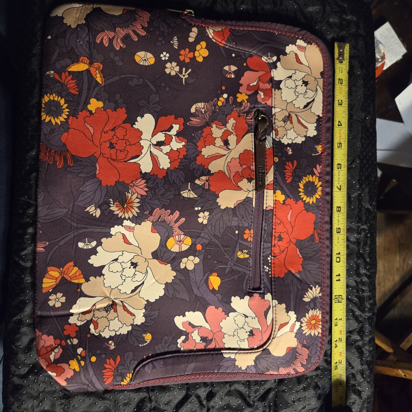 Sakroots Floral Zippered Computer Laptop Case