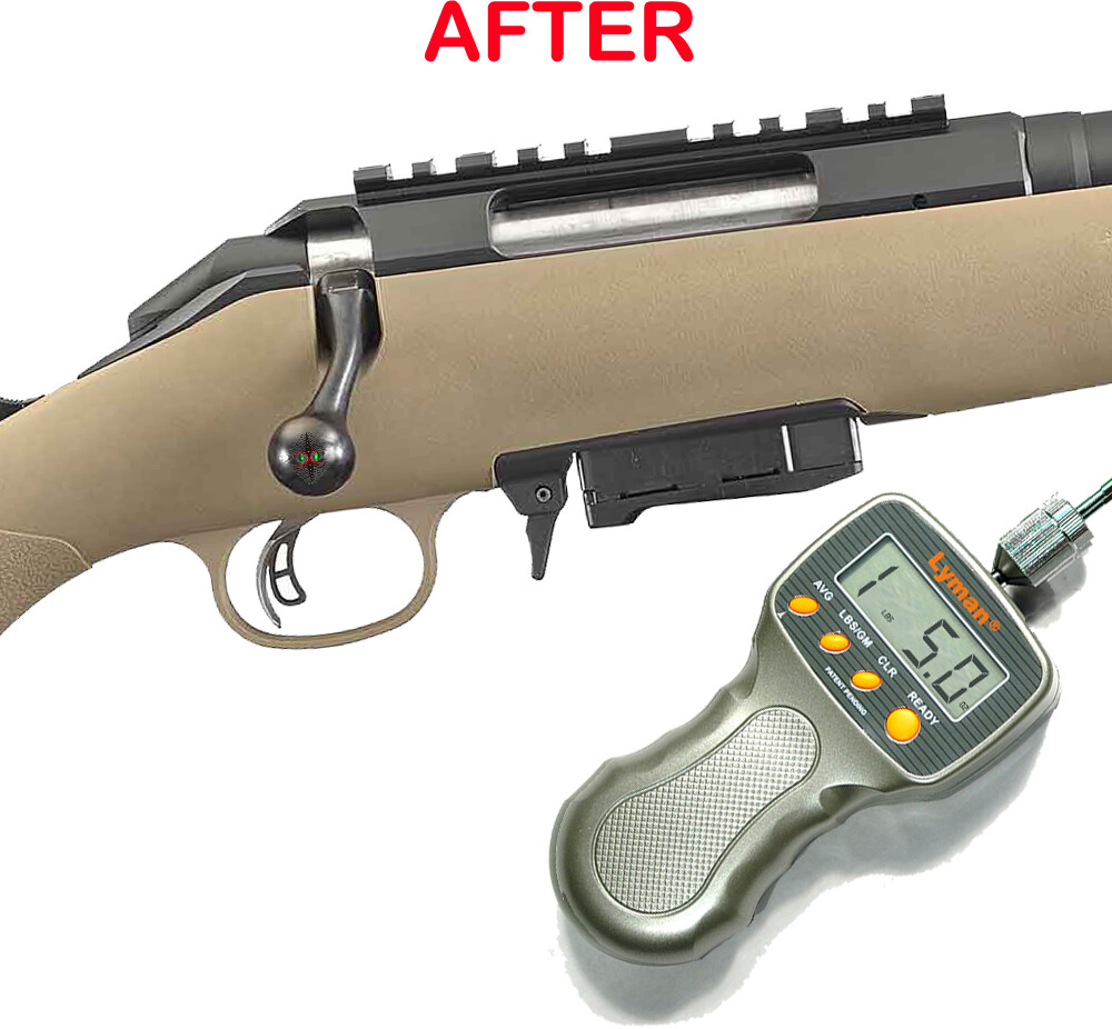 Ruger American Rifle *RANCH* Reduced Power Trigger Spring & Shims 1.5 lb