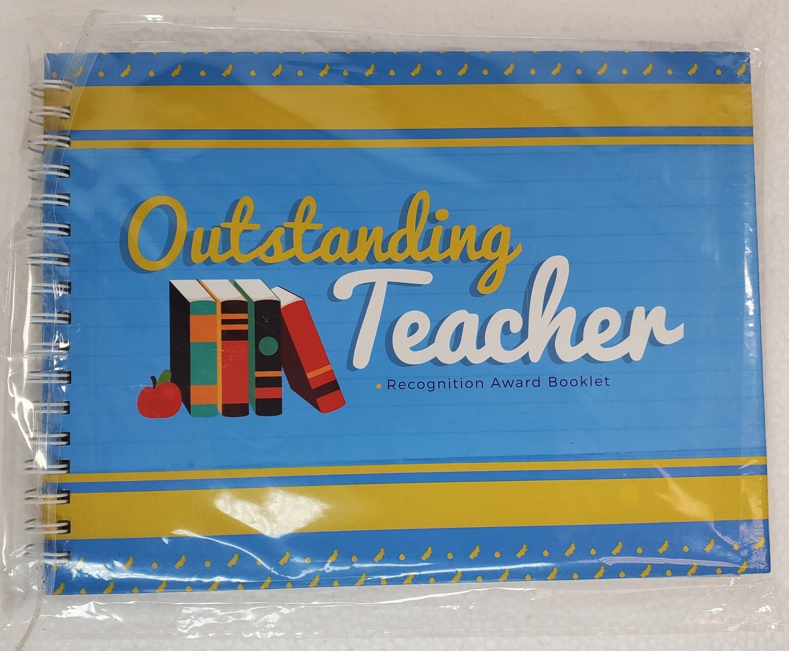 Outstanding Teacher Appreciation Gift Book School Recognition Award Booklet