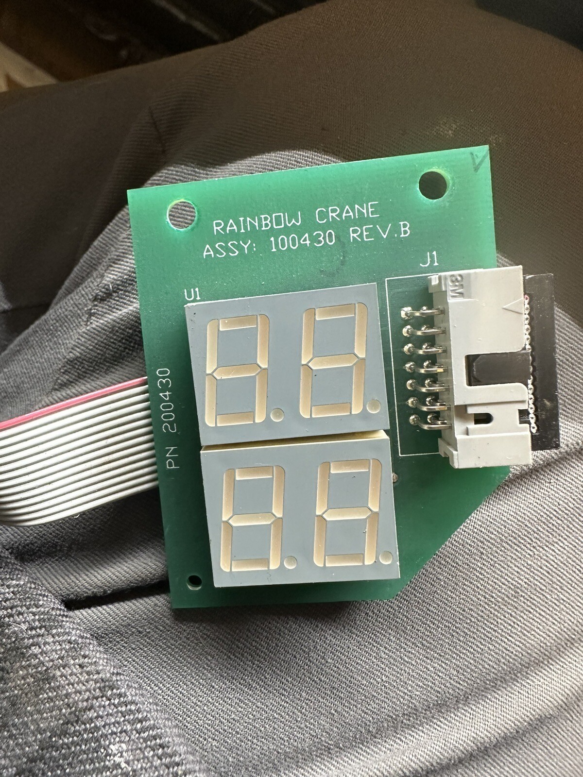 2 Rainbow crane display 2 Digital Boards Control Panel 30,36 Sugarloaf Claw SET