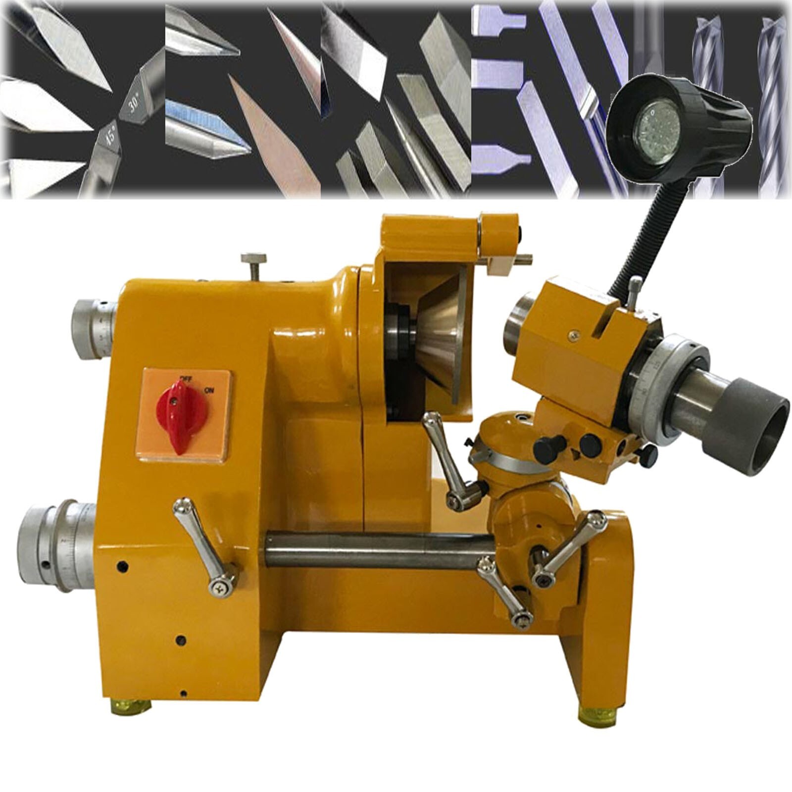 5C Collet U2 Universal Cutter Grinder Multi-functional Sharpener Drill Bit 110V