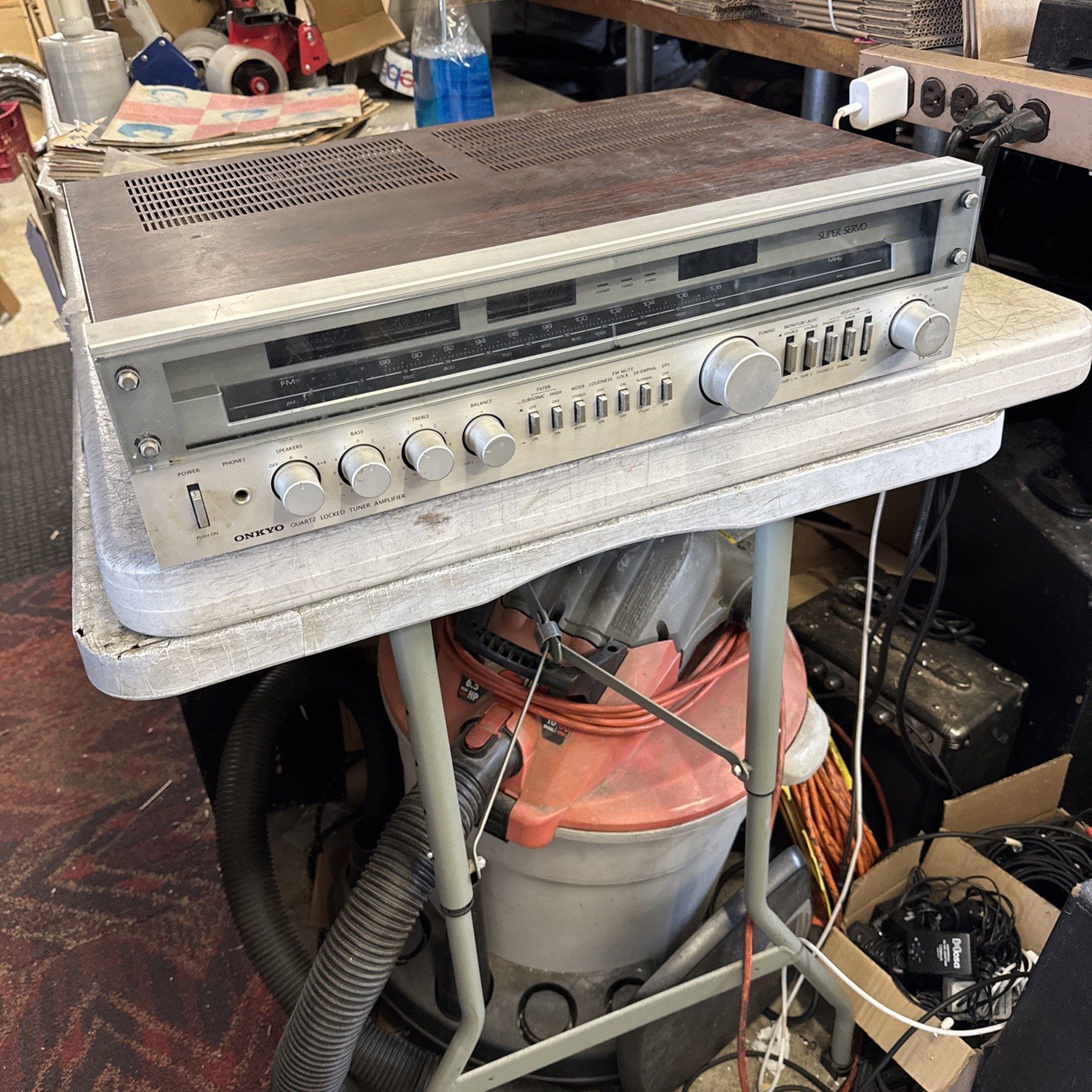 ONKYO TX-5000 QUARTZ LOCKED TUNER AMPLIFIER - (FOR PARTS), no power