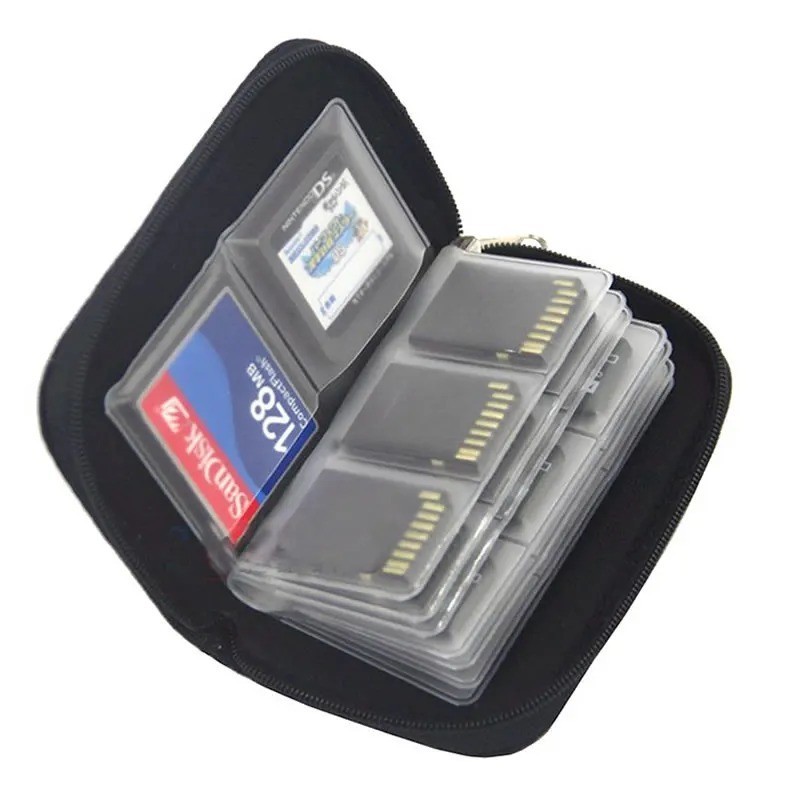 Memory Card Storage Bag 22Slots SD Cards Organiser Pouch Card Carrying Case*