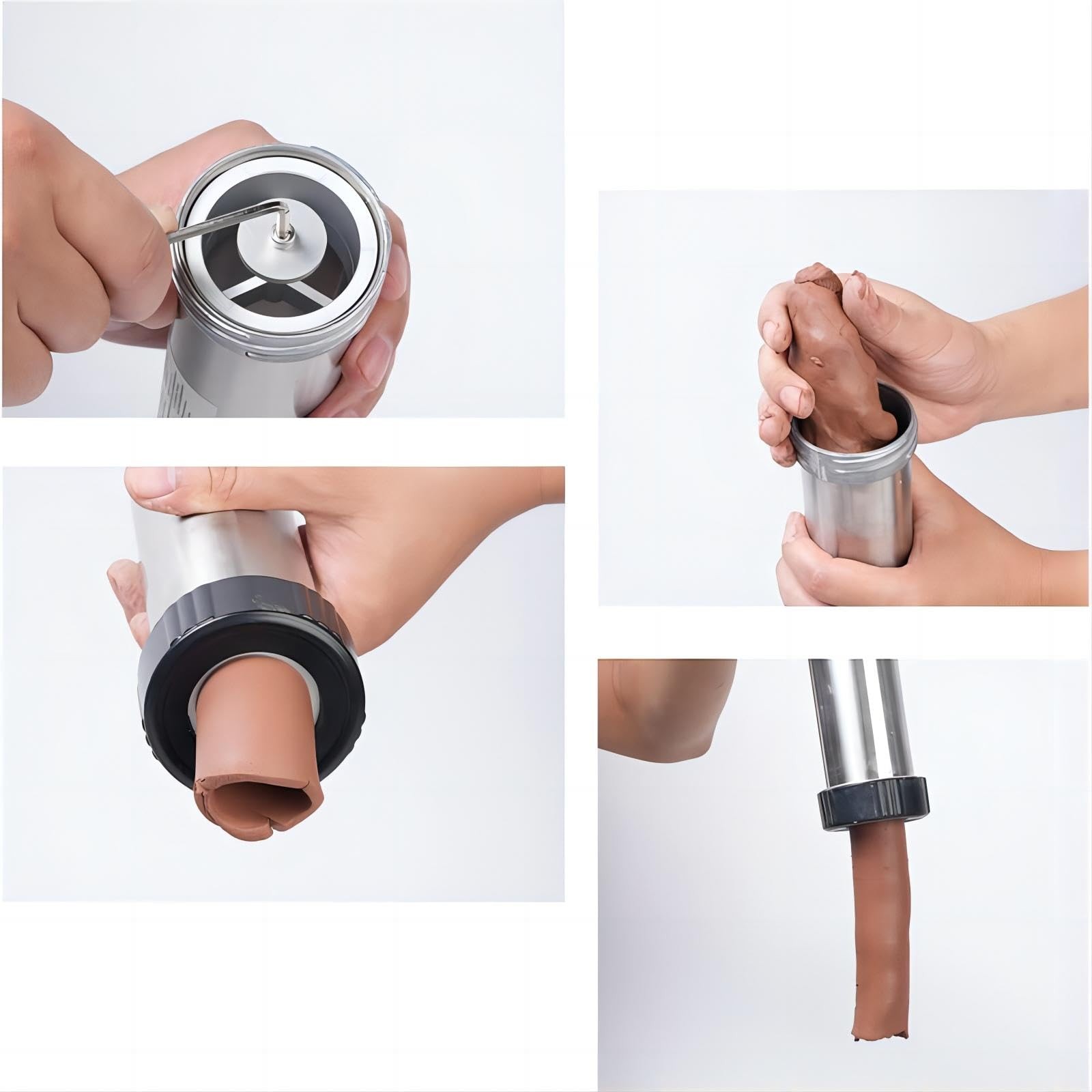 Clay Extruder, Clay Tool is Assigned 13 Different Discs, Hand-Held Clay Extru...