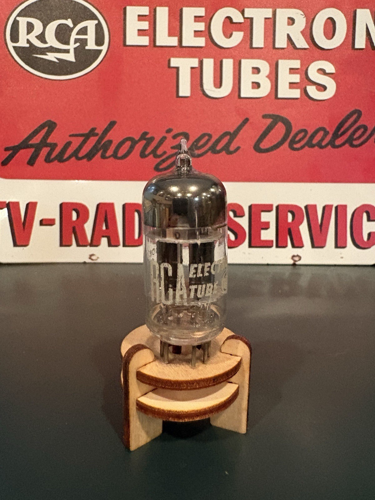 1959 RCA 12AU7A 3 Mica Square Getter Black Long PLATE Tube TV7&Maxi Test ANOS🎧
