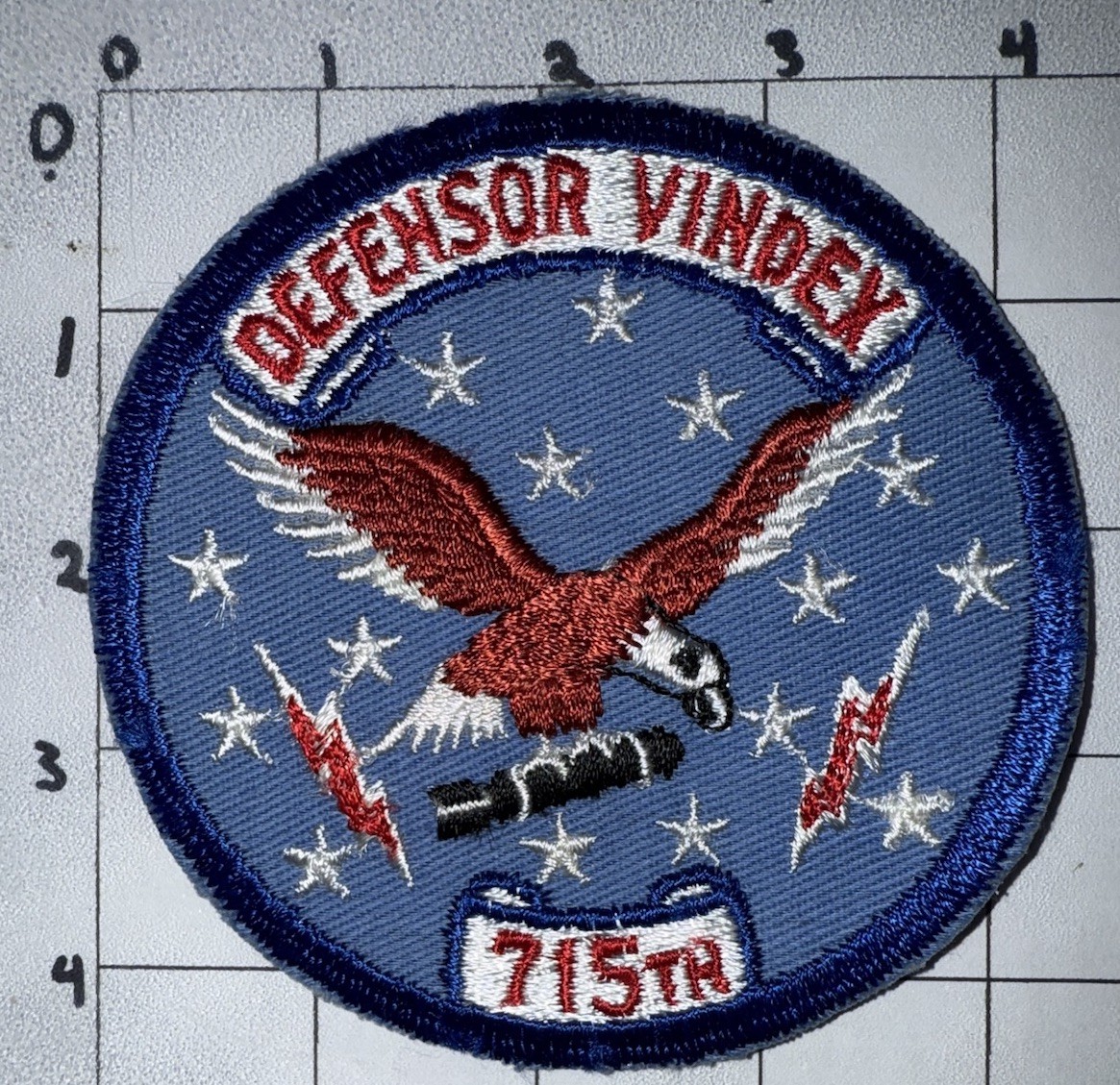 Vietnam War - 1970s USAF 715th Bombardment Squadron Patch (18)