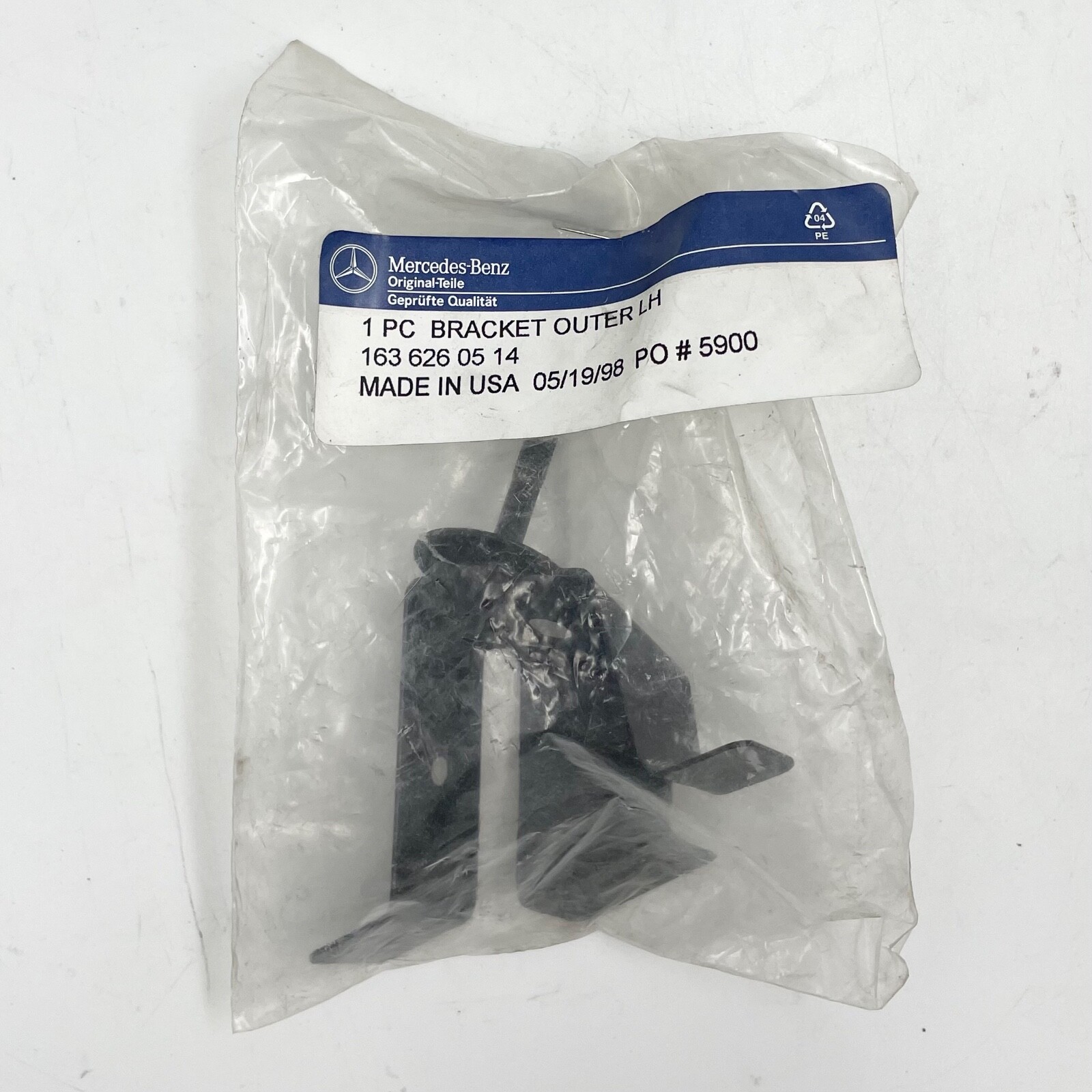 Genuine Mercedes-Benz 1636260514 Left Outer Radiator Support Bracket