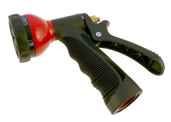 Metal outdoor lawn & Garden red hose nozzle | Durable