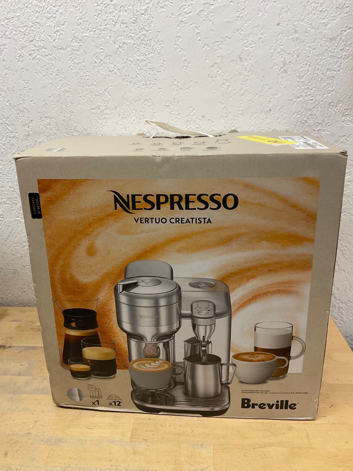 Nespresso Vertuo Creatista by Breville - Stainless Steel (Brand new / Unopened)