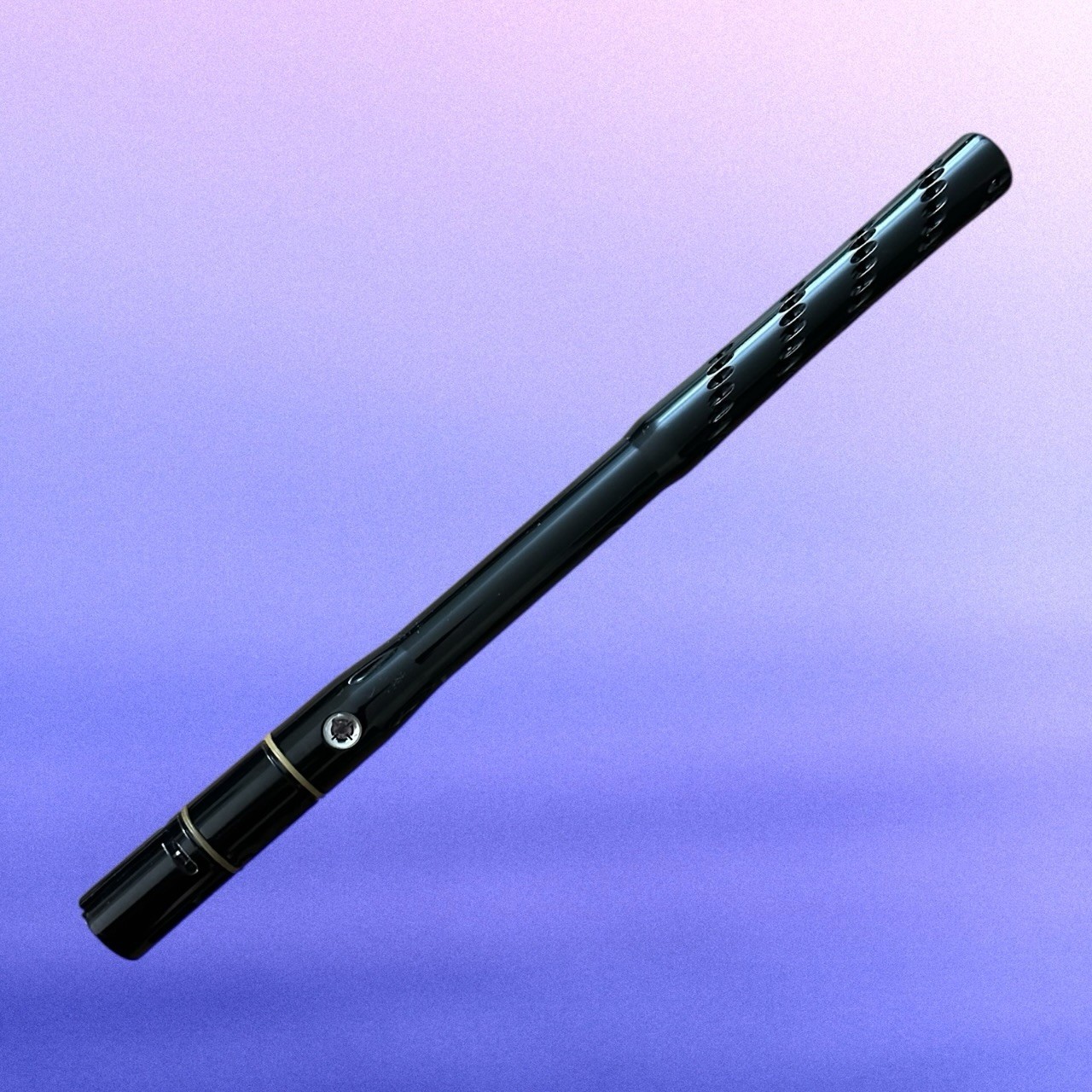 Smart Parts Gloss Black 14” L/R Automag Twistlock Teardrop Barrel Paintball Gun