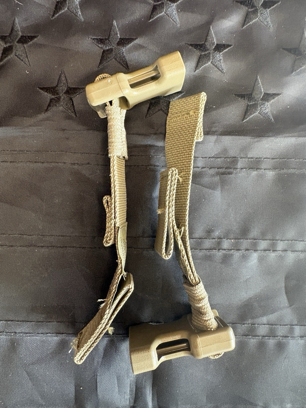 USGI TAP Attaching Strap Assembly Pair Coyote Propper MOLLE Chest Rig Army