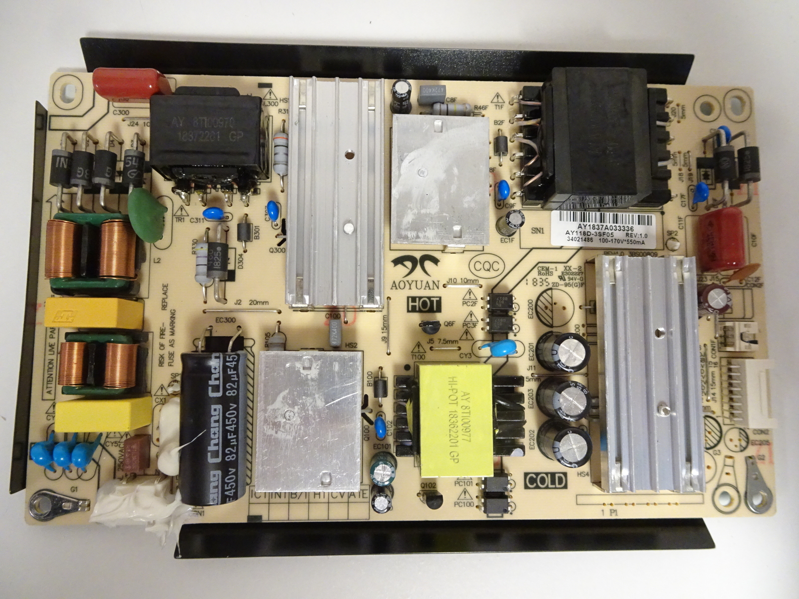 Seiki SC-50UK700N / Element E4SFT5517 E4SW5518 Power Supply AY118D-3SF05