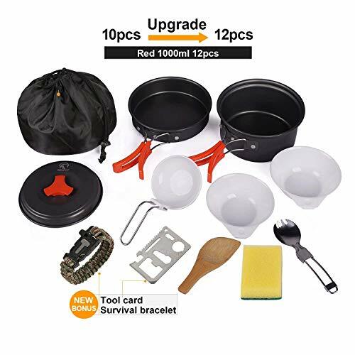 Lightweight Mini Open Fire Cookware Set for Camping Hiking Emergency & Outdoors