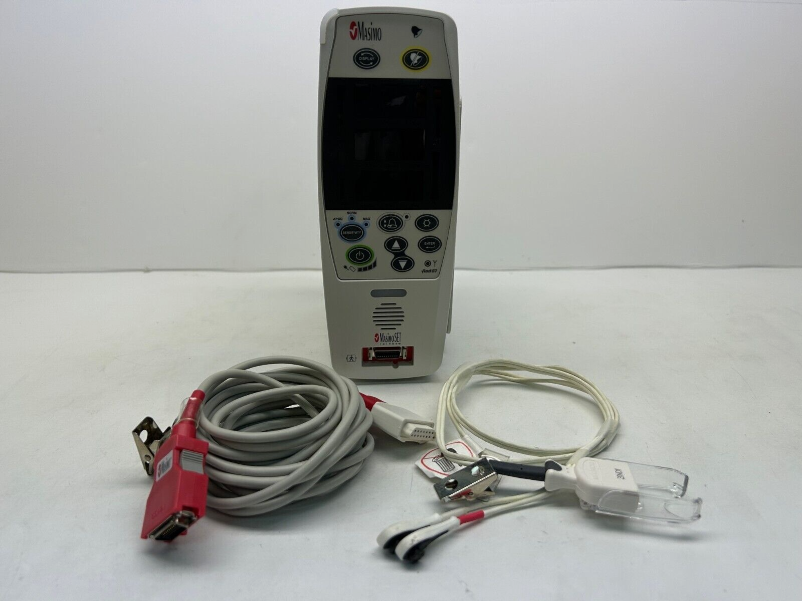 Vertical Masimo Rad-87 Pulse CO-Oximeter, Masimo SET Rainbow, Refurbished