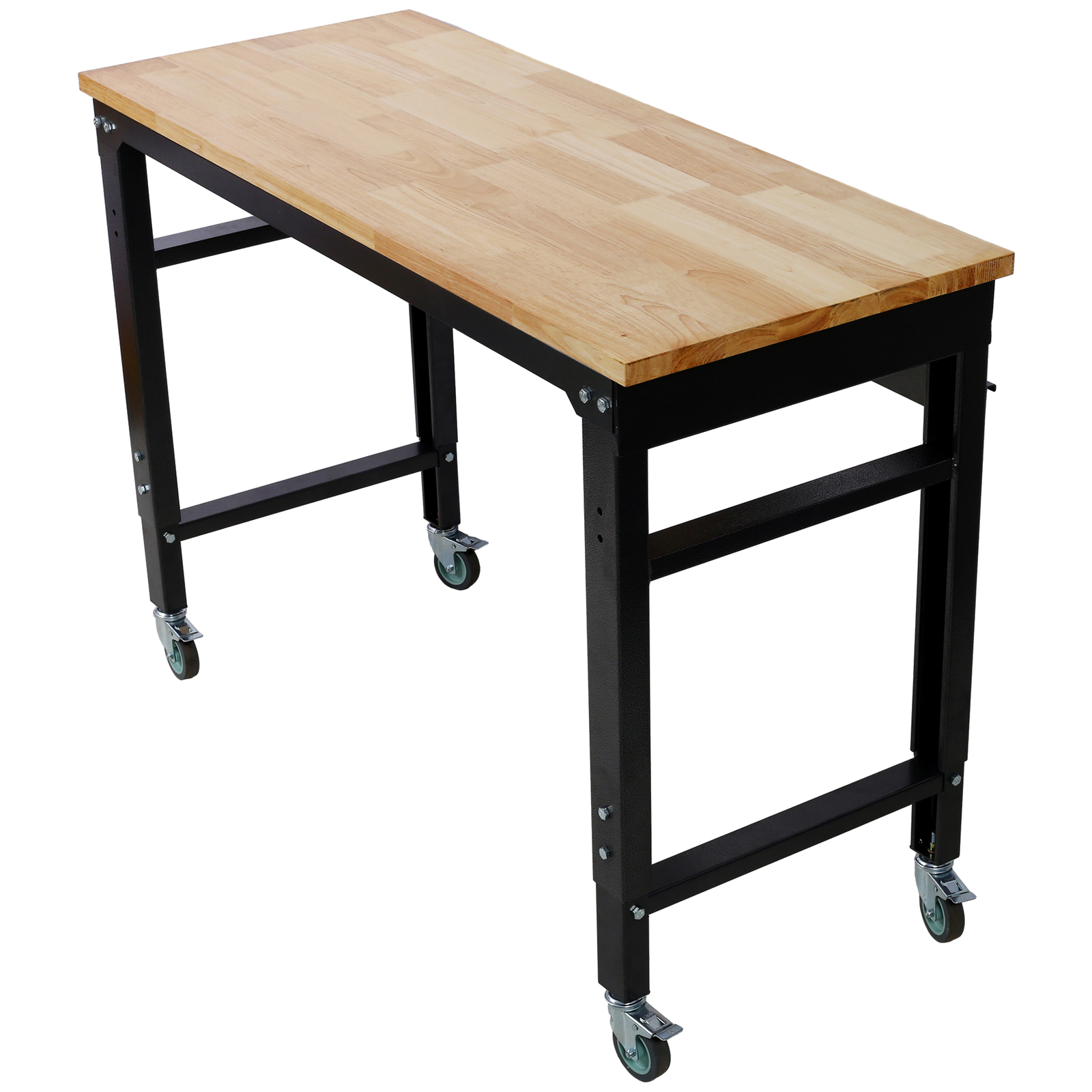 35" 48" 60" Wide Rolling Workbench Adjustable Workshop Tool Bench for Garage