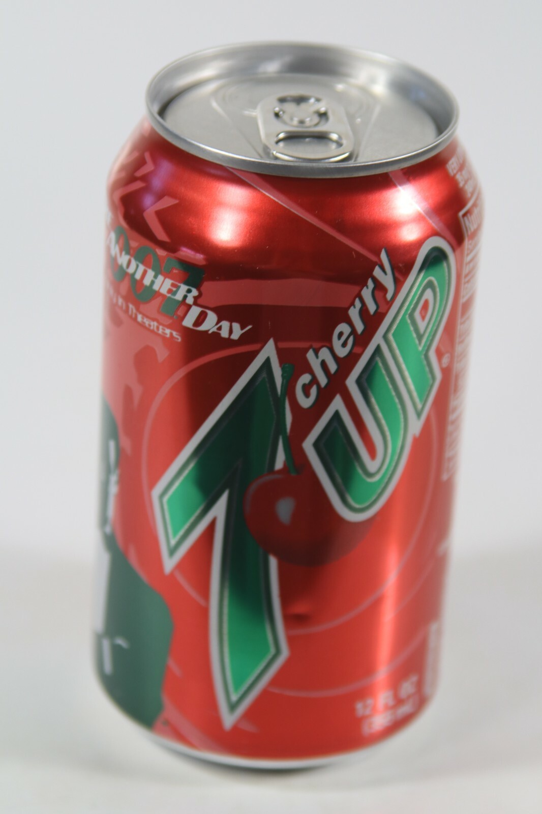 Cherry 7-Up Soda Can - 12oz James Bond 007 Promo